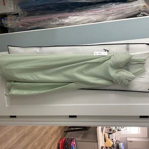 Azazie dress dusty sage size 10